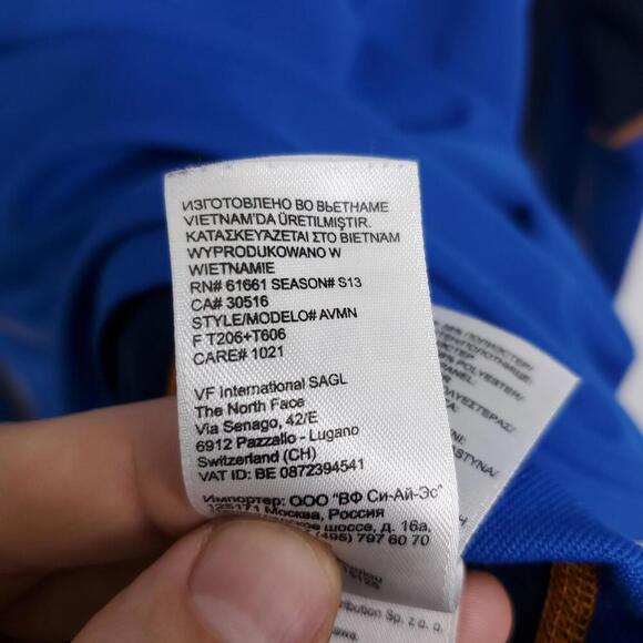 North Face Jacket Mens Size M Vapor Wick Quarter Zip Popover Running Active - Picture 8 of 10